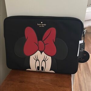 Kate Spade Disney’s Minnie Mouse Black and Red brand new Tablet/laptop holder